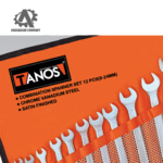 آچار یکسر رینگ کیفی 12 عددی تانوس - تصویر 3