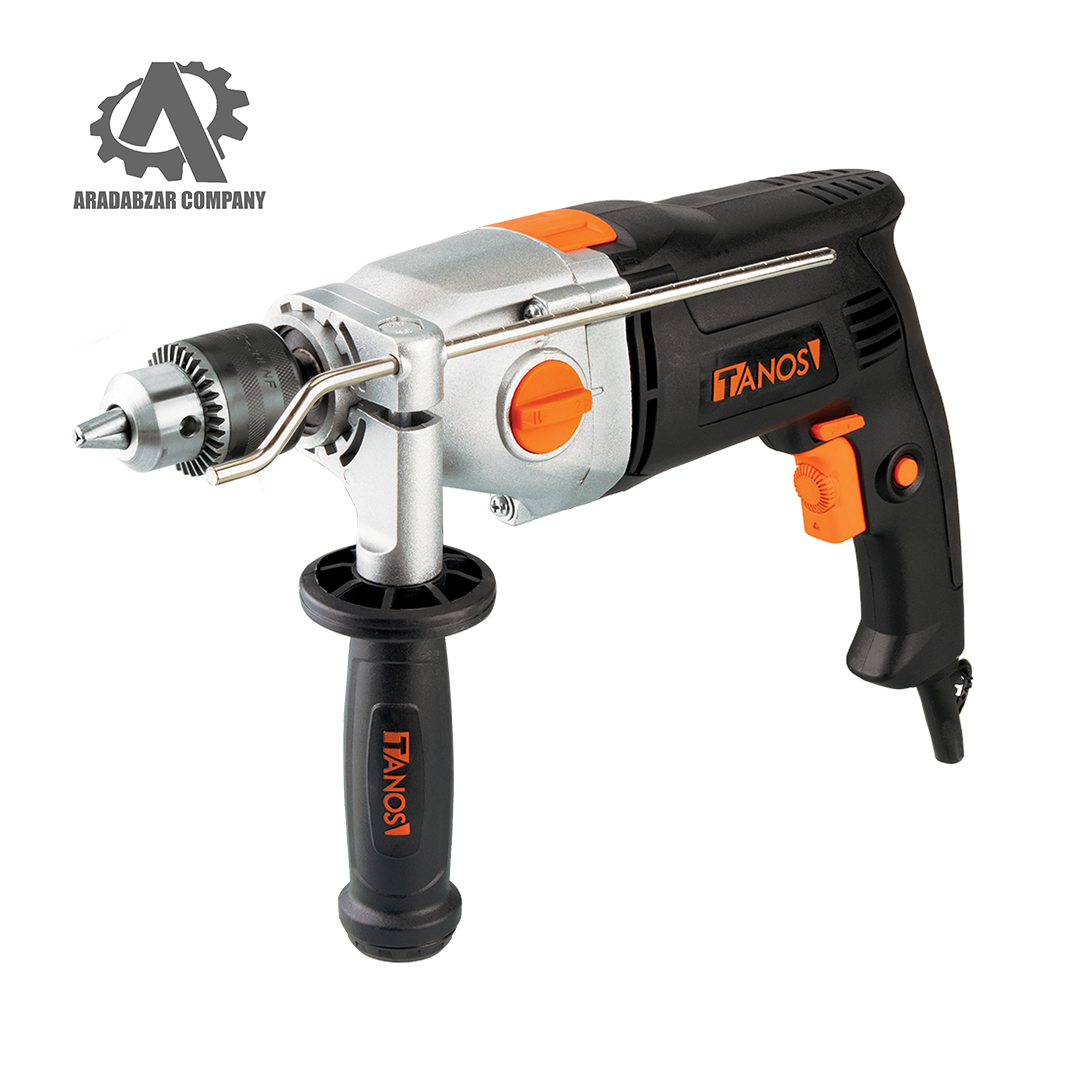 دریل چکشی1100 وات 13 میلیمتر تانوس دریل چکشی 13میلیمتر 1100 وات تانوس - تصویر 1