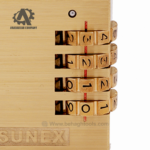 قفل آویز برنجی رمزدار سانکس - تصویر 4