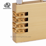 قفل آویز برنجی رمزدار سانکس - تصویر 3