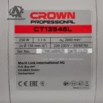 سنگ رومیزی کرون 150 میلیمتر 250 وات CT13546 - تصویر 6