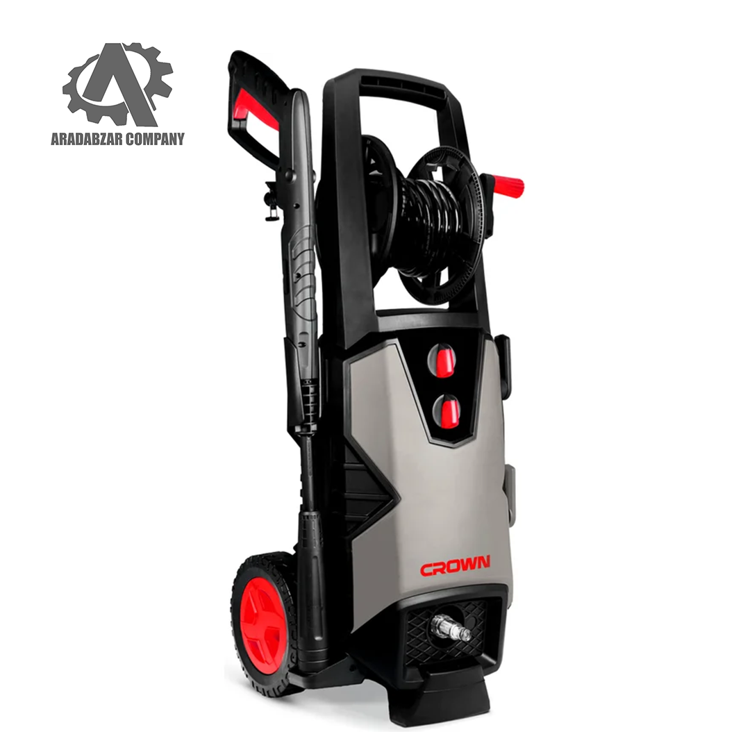 کارواش کرون 42024 crown tools کارواش کرون 150 بار "ذغالی" مدل CT42024 - تصویر 1