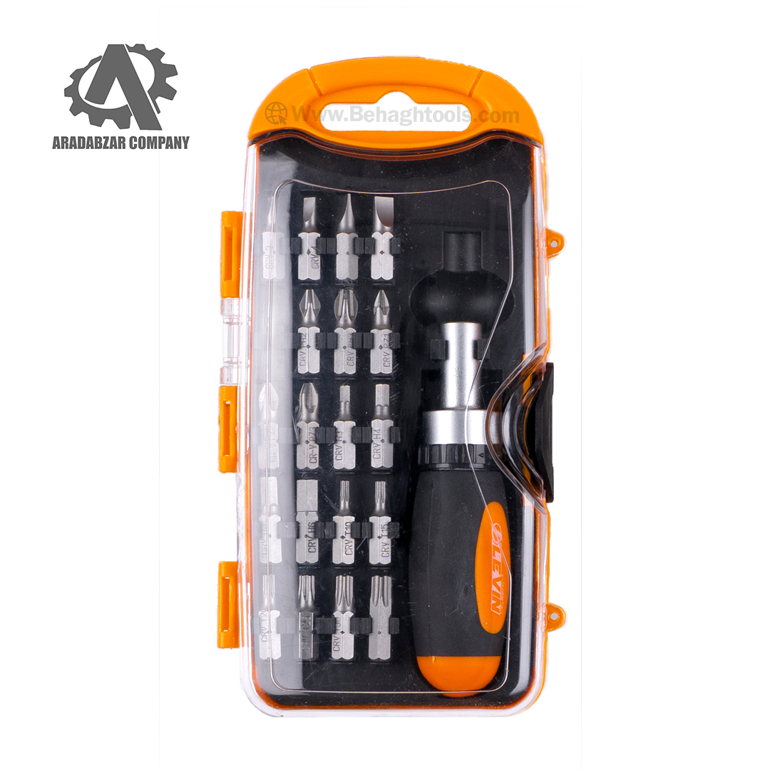 ست بیت لوین 21 ست سرپیچ گوشتی لوین "21 پارچه" - تصویر 1